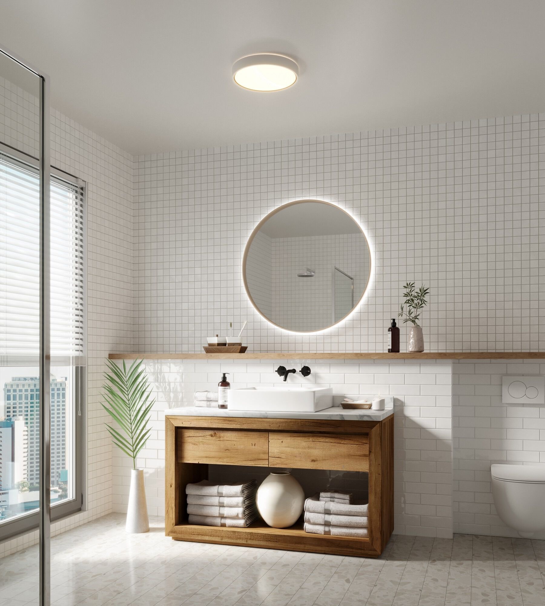 Пластиковый светодиодный потолочный светильник Nordlux NOXY ARCH-00030702 - Вид №3