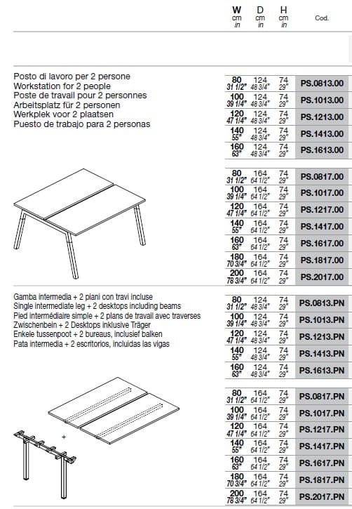 Модульный рабочий стол Bralco Polar ARCH-00120239 - Вид №4