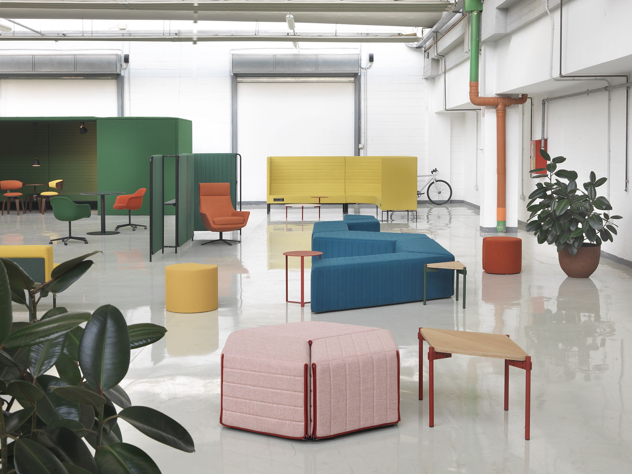 Модульная ткань круглый пуф Marelli APP ARCH-00051070 - Вид №10