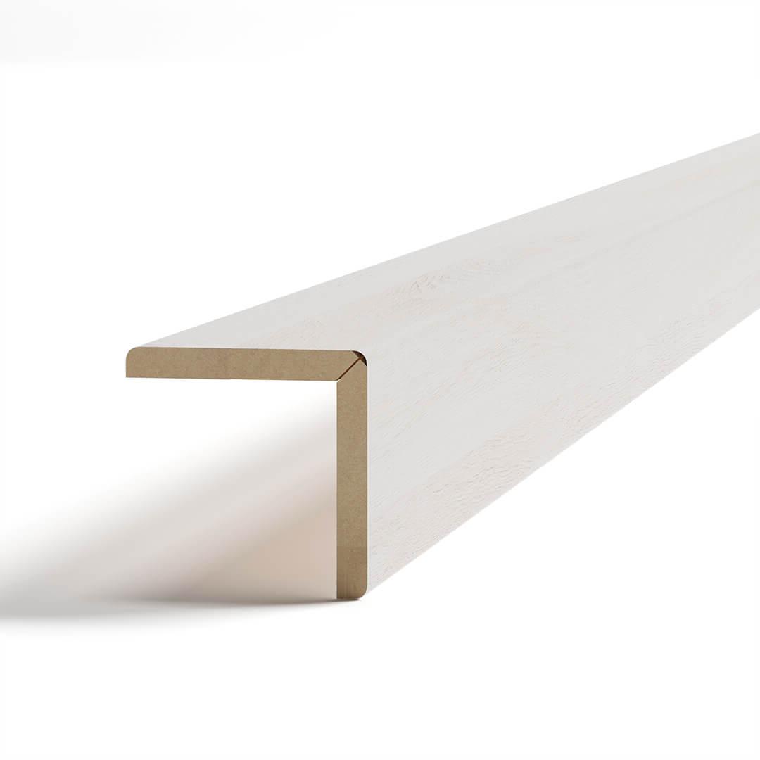 Угол универсальный МДФ Stella Light 2700*24*24 Ясень Айвори (10) STSR-125