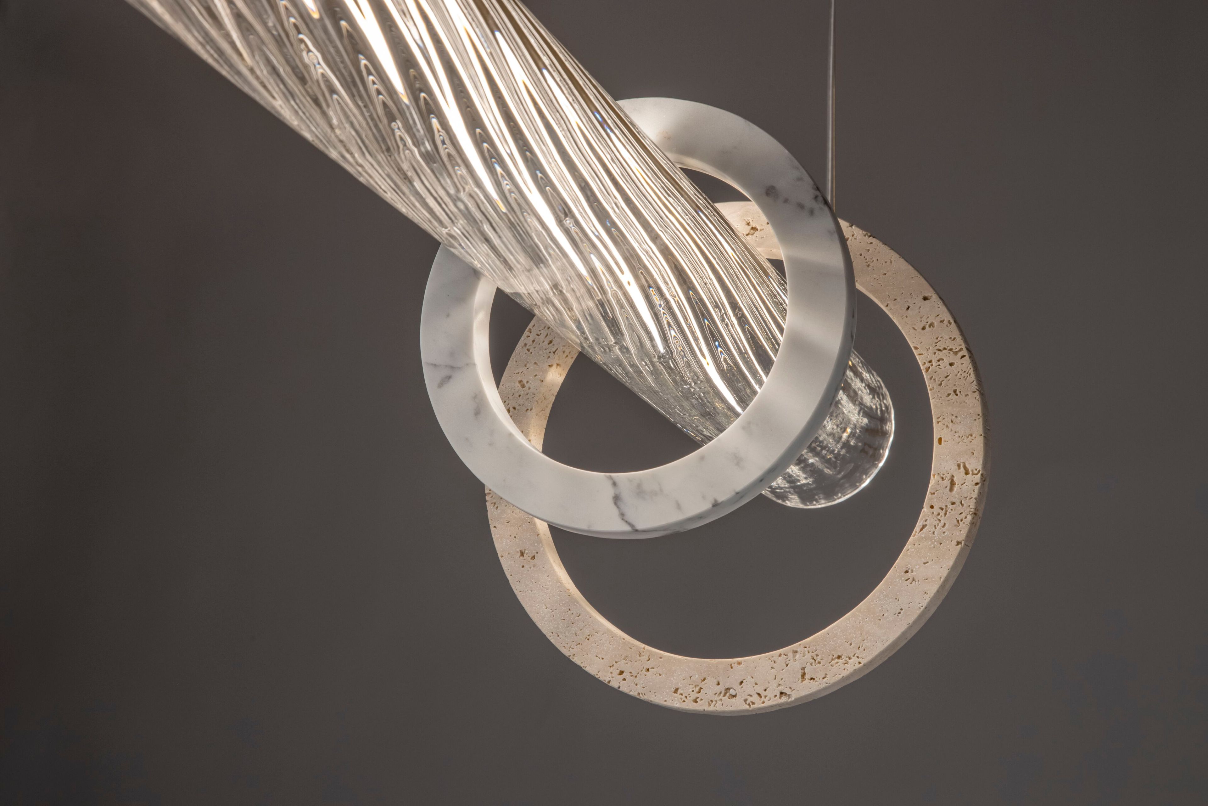 Стеклянный подвесной светильник Patrizia Volpato ORBITE ARCH-00141639 - Вид №19