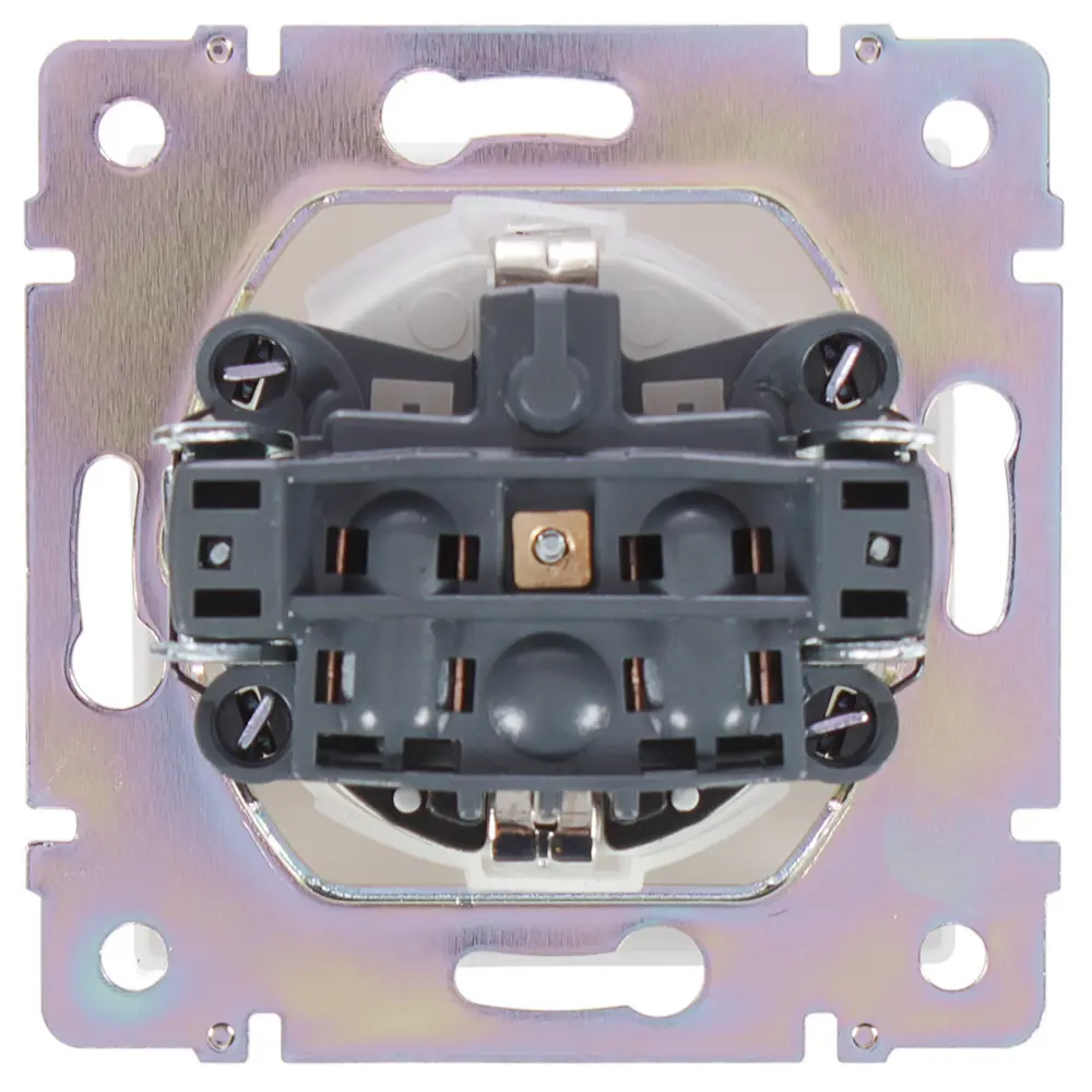 Розетка WERKEL с защитными шторками и заземлением 17782037 Встраиваемые механизмы STLM-1108535 - Вид №3