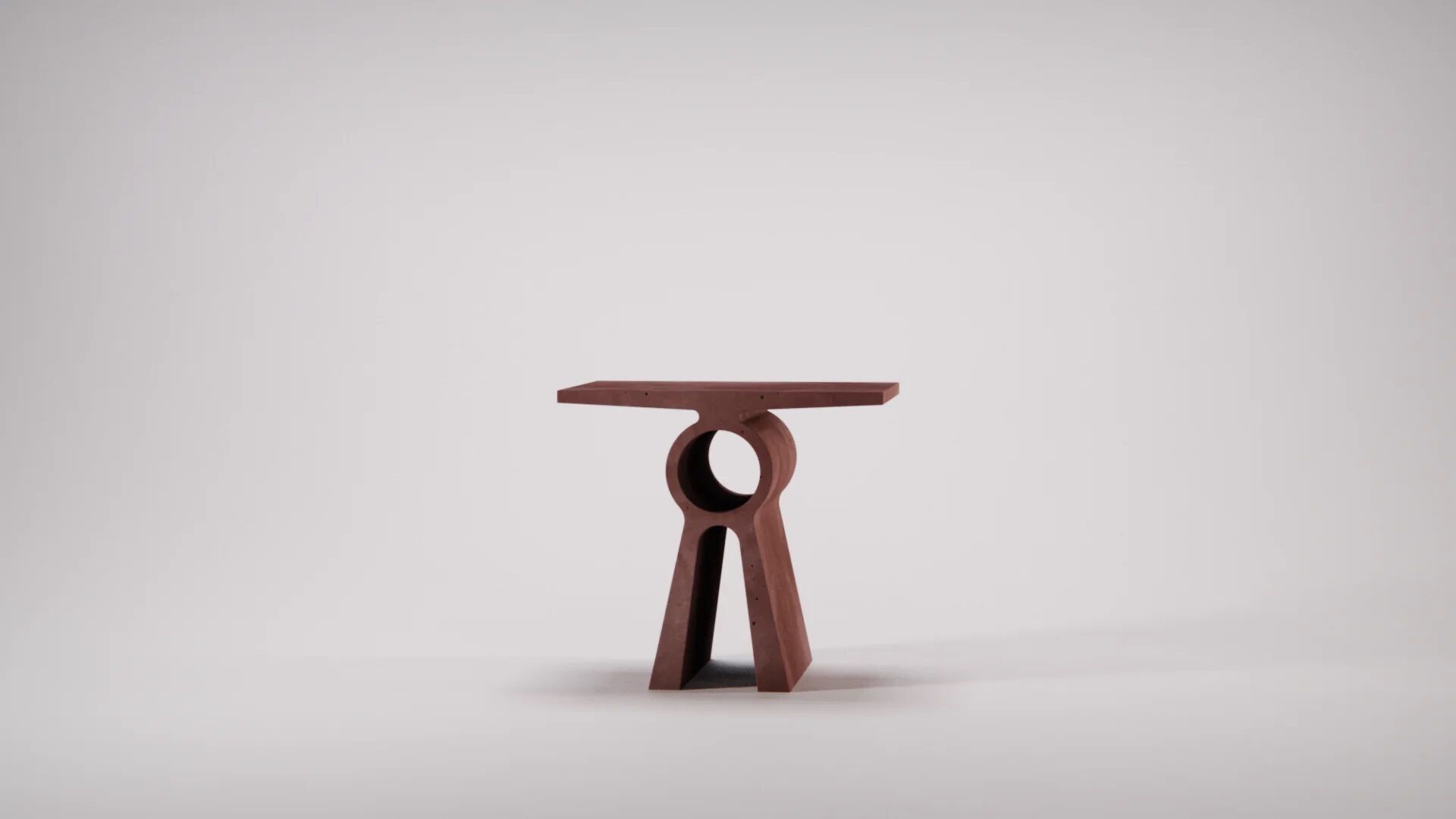 Прямоугольный бетонный журнальный столик Forma&Cemento Abecedario ARCH-00125063 - Вид №8