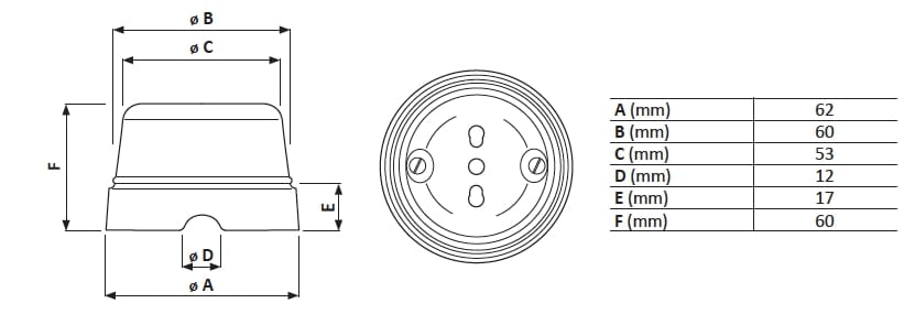 Двухвалентная розетка GI Gambarelli White Italy ARCH-00007258 - Вид №2