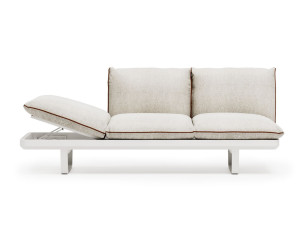 Модульная садовая скамейка со спинкой