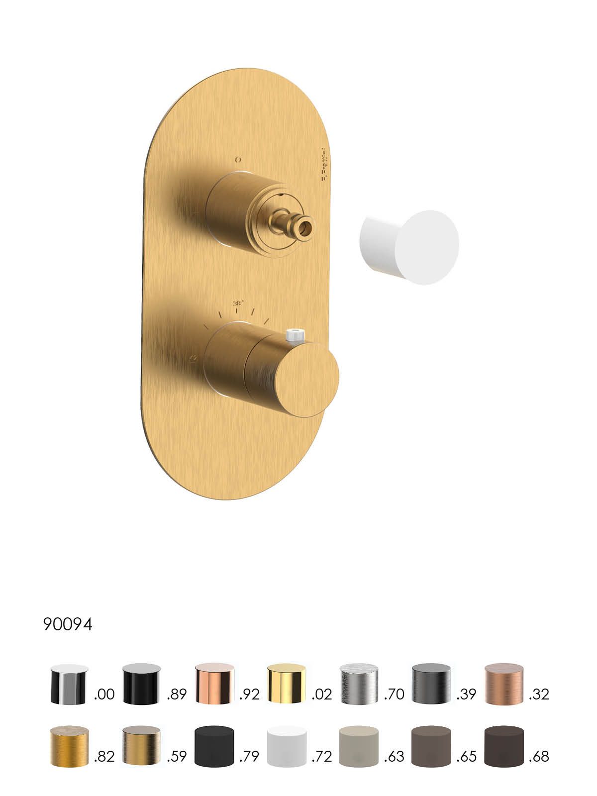 Встраиваемый термостатический смеситель для душа Rubinetterie Frattini ARCH-00032233 - Вид №4