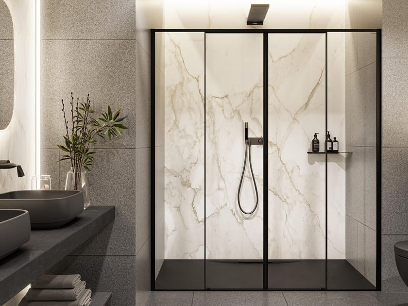 Душевая кабина из закаленного стекла с раздвижной дверью RELAX Calamo ARCH-00120989