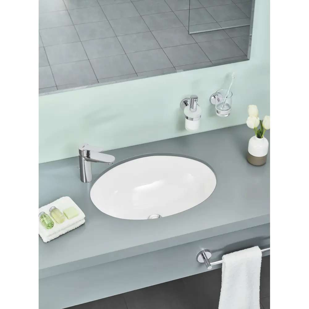 Смеситель для раковины Grohe Startclova M однорычажный цвет хром STLM-2163276 - Вид №8