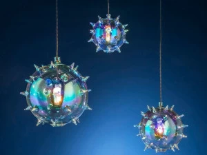 Album Светодиодный подвесной светильник ручной работы из боросиликатного стекла Diatomea