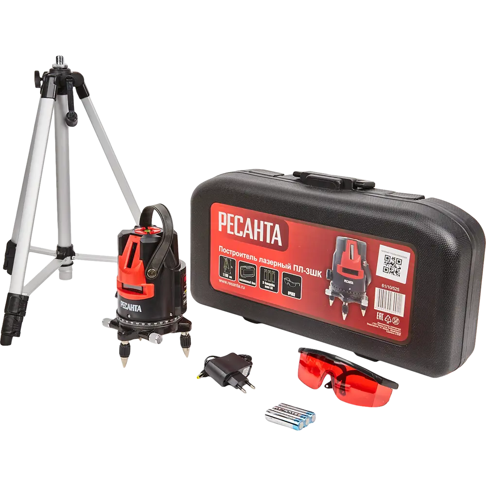 Уровень лазерный Ресанта ПЛ-3ШК штатив, 20 м STLM-2140569 - Вид №2
