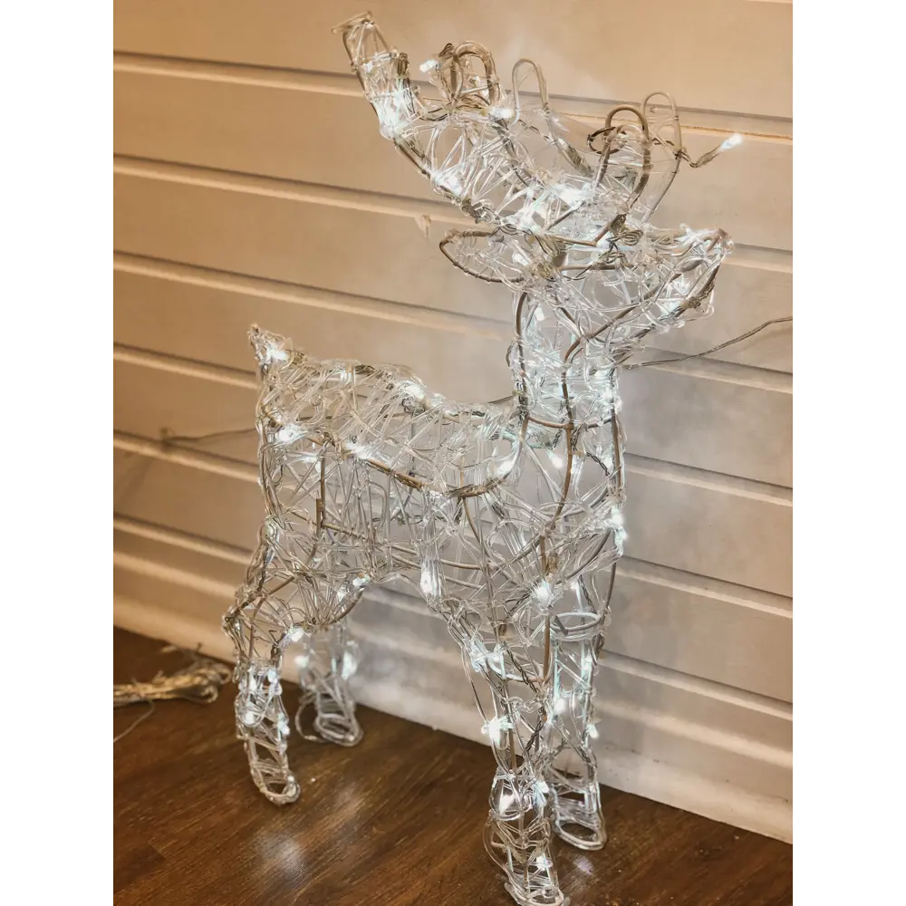 17861659 Электрогирлянда-фигура «Олень» 80 LED ламп, 60 см, белый свет, для улицы STLM-0949872 Santreyd  - Вид №6