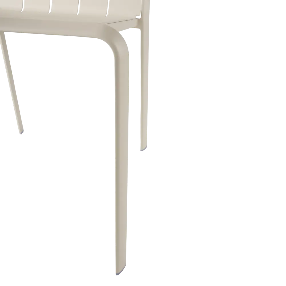 Стул Naterial Idaho 87x52 см алюминий цвет бежевый STLM-2099531 - Вид №5