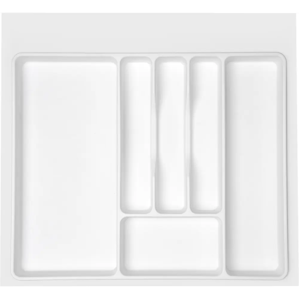 Лоток для столовых приборов KONSENSA 52.6x4.5x49 см пластик цвет белый STLM-2114591 - Вид №1