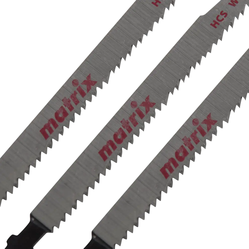 Пилка для лобзика по дереву Matrix T308B чистый рез, 3 шт STLM-2105672 - Вид №1