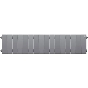 Радиатор секционный Royal Thermo Pianoforte 200/100 16 секций боковое подключение биметалл серый 86733729 STLM-2075876