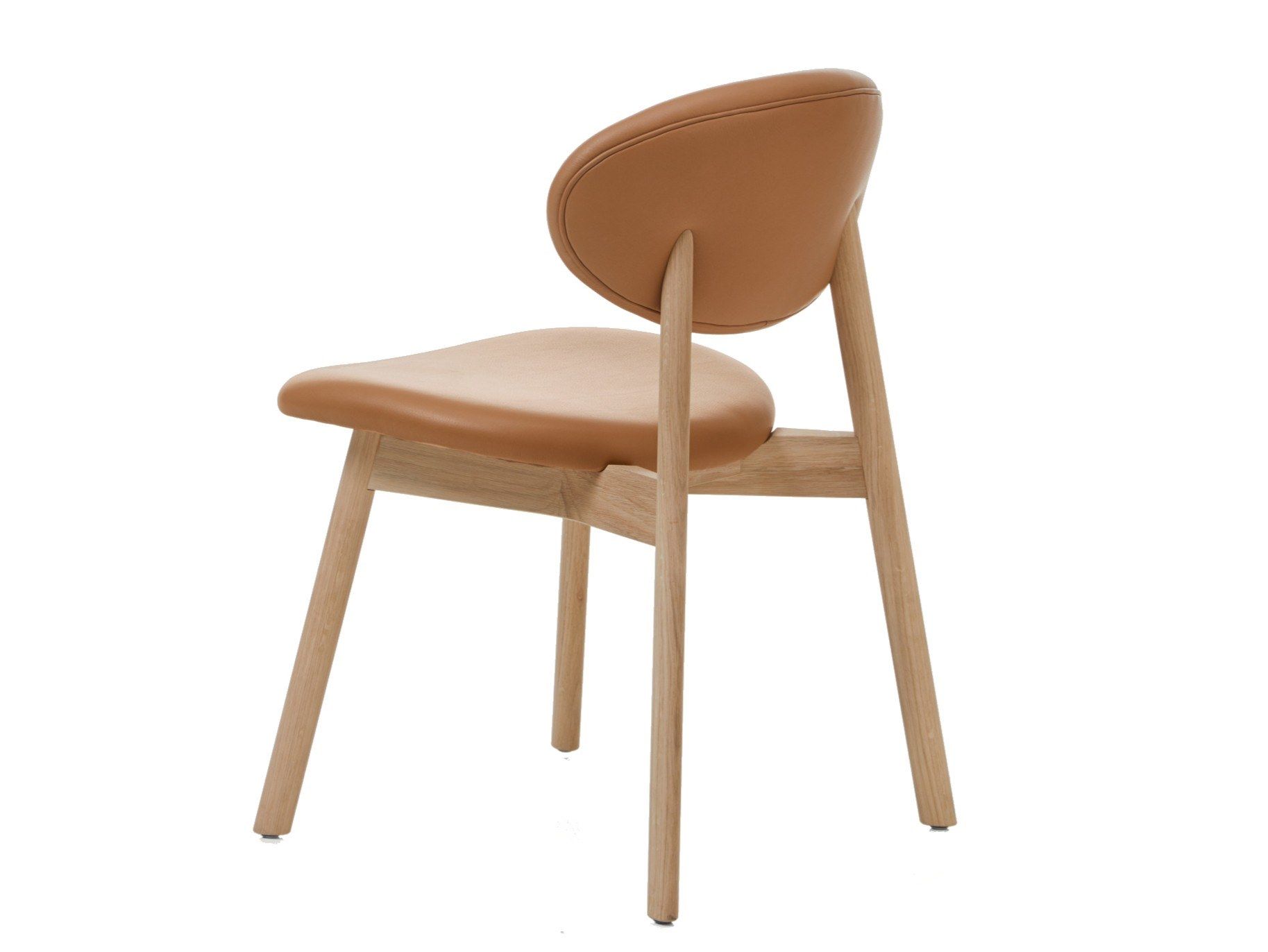 Мягкий стул из массива дерева BassamFellows Ovoid ARCH-00114901 - Вид №3