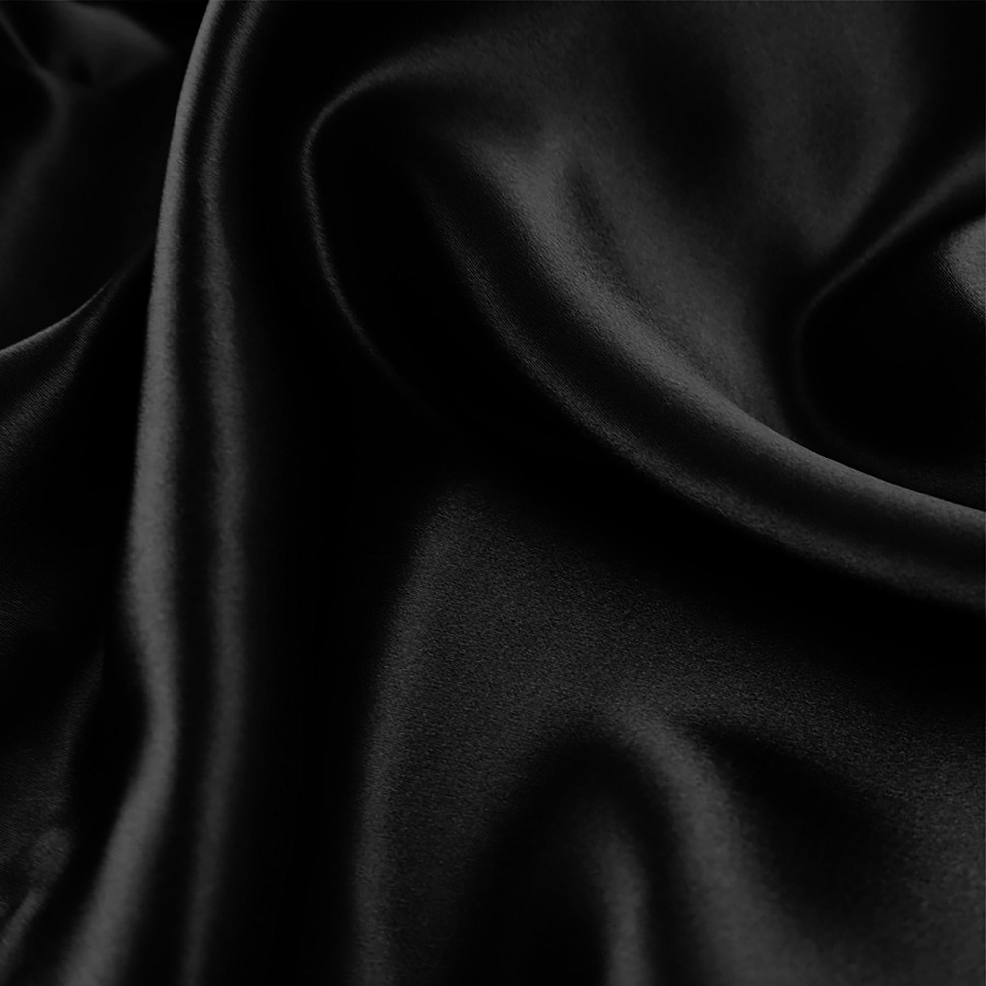 Наволочка princess77black, 70x70 см, шелк, 1шт, цвет черный SILK MANUFACTURE 90520690 - Вид №1