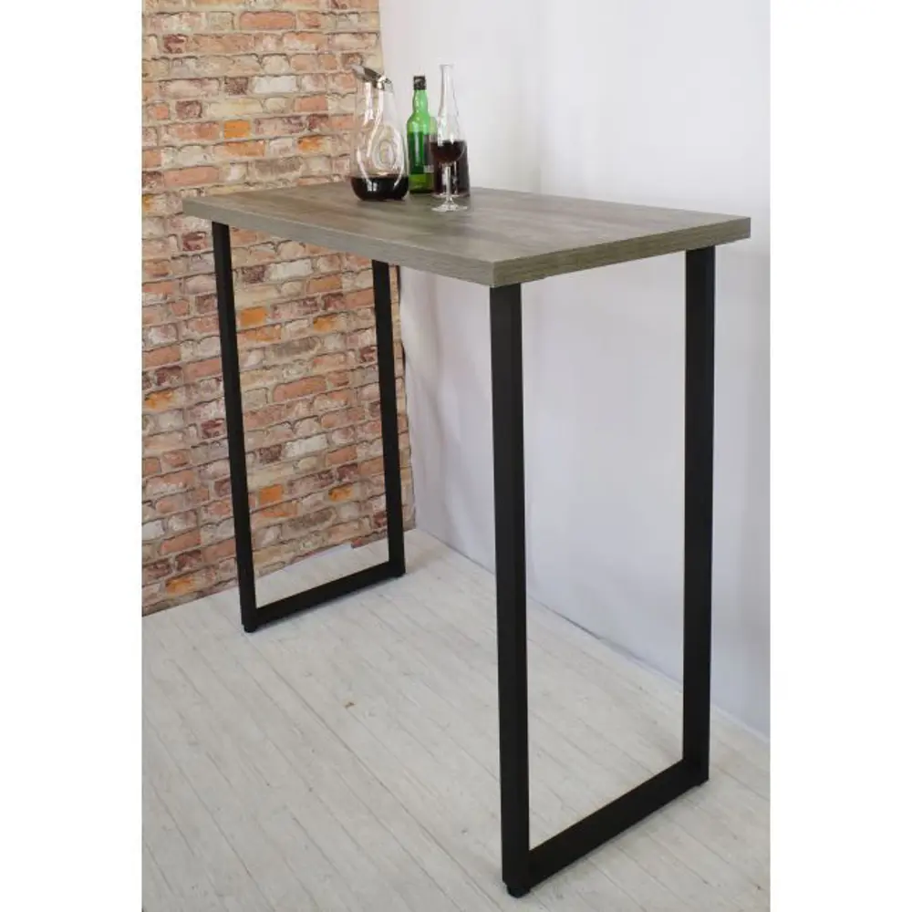 Подстолье барное 110 см оцинкованная сталь цвет черный глянцевый DUCKANDDOG STLM-2035511 - Вид №4