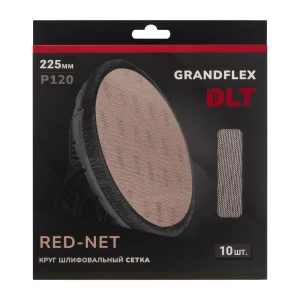 91819785 Круг шлифовальный DLT GrandFlex Red-Net 3016 P120 225x22.2 мм, 10 шт STLM-1429928