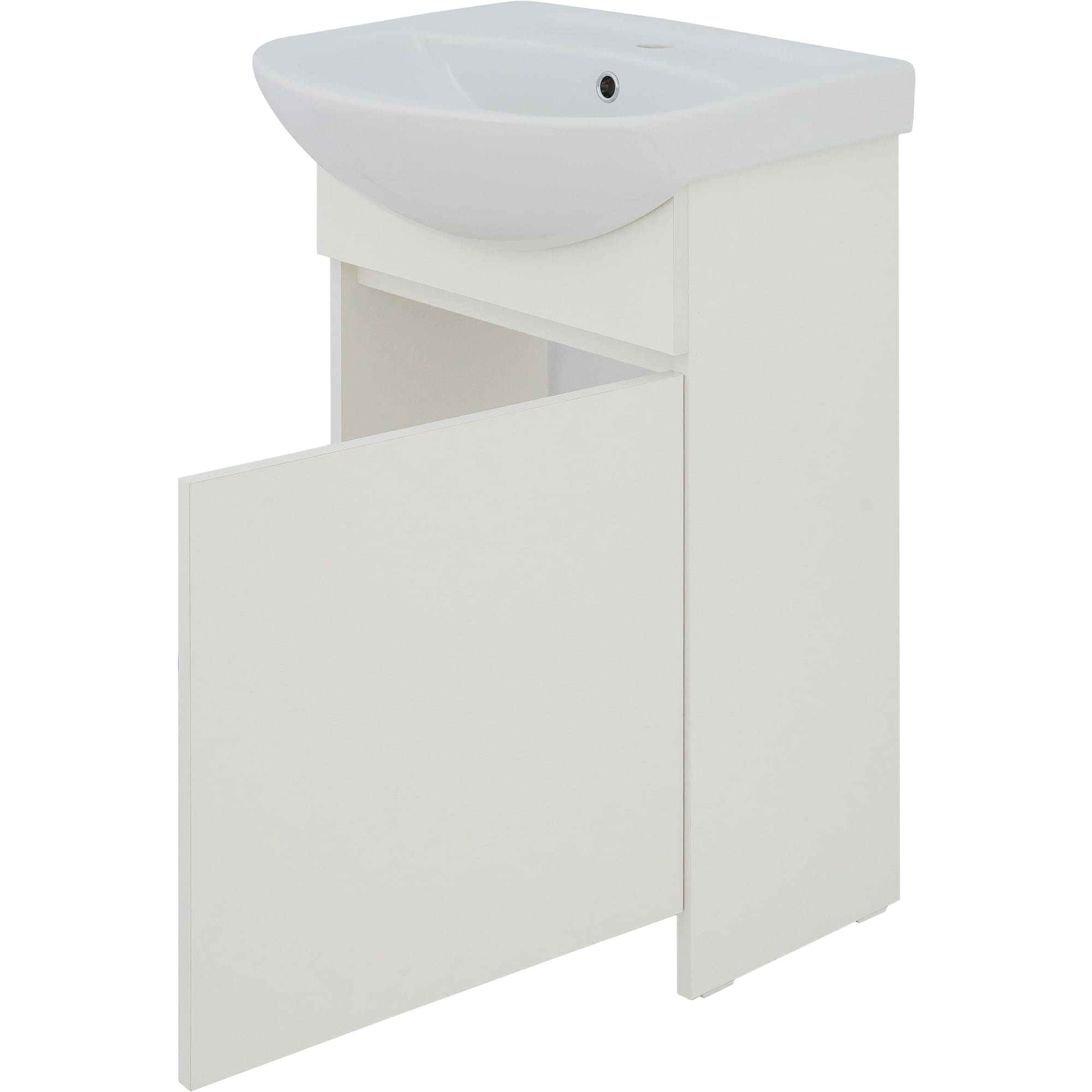 81969576 Тумба под раковину напольная , 50 см, цвет белый Т 50 Santreyd  - Вид №2