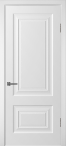 90721925 Дверь межкомнатная Симпл-5 70х200см глухая цвет белый STLM-0355170 RUMAX