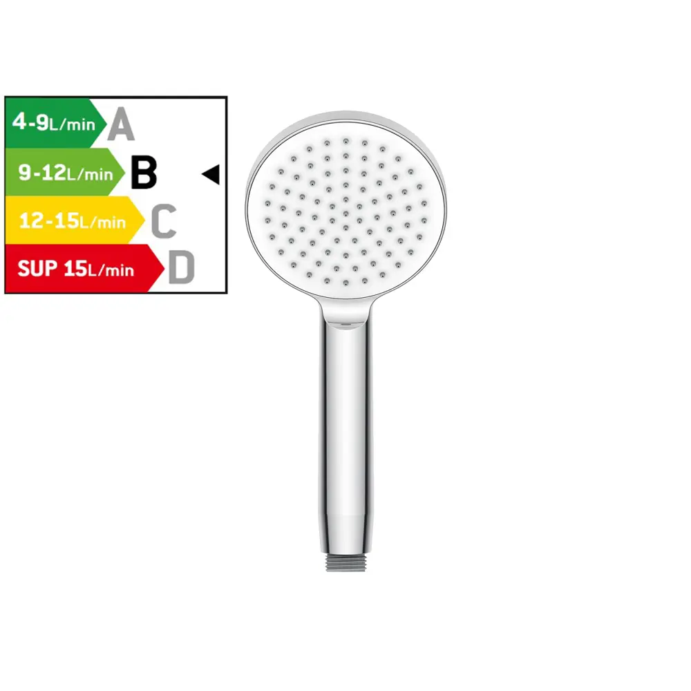 Лейка для душа Sensea Essential CHR White 1 режим цвет хром STLM-2086334 - Вид №1