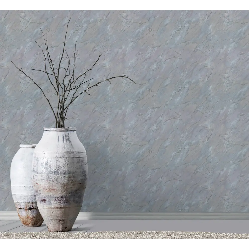 Обои флизелиновые Inspire Kalkut темно-серые 1.06 м 11014-05 Kalkutta STLM-2183039 - Вид №2