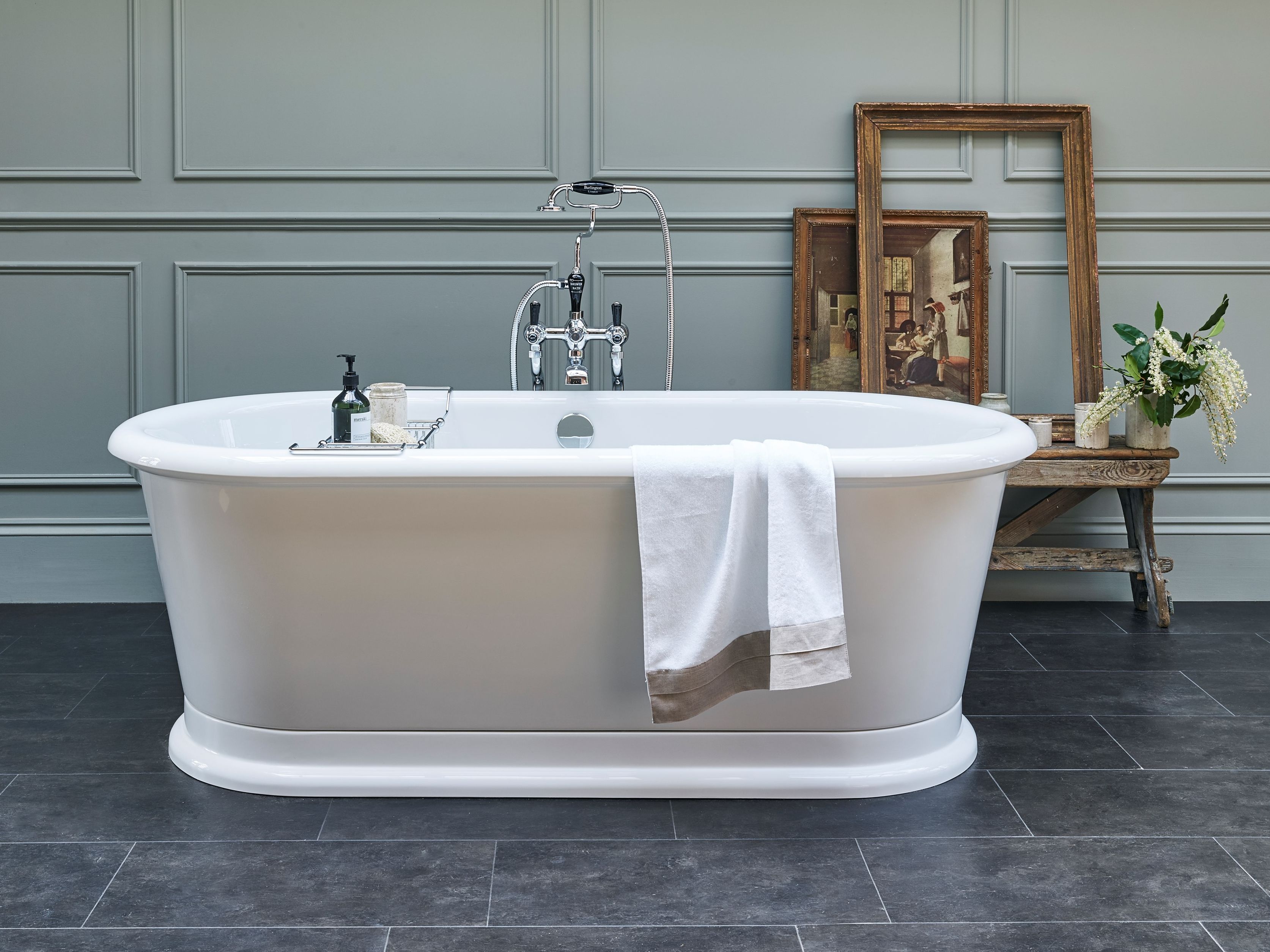 Акриловая овальная ванна Burlington LONDON ARCH-00096401