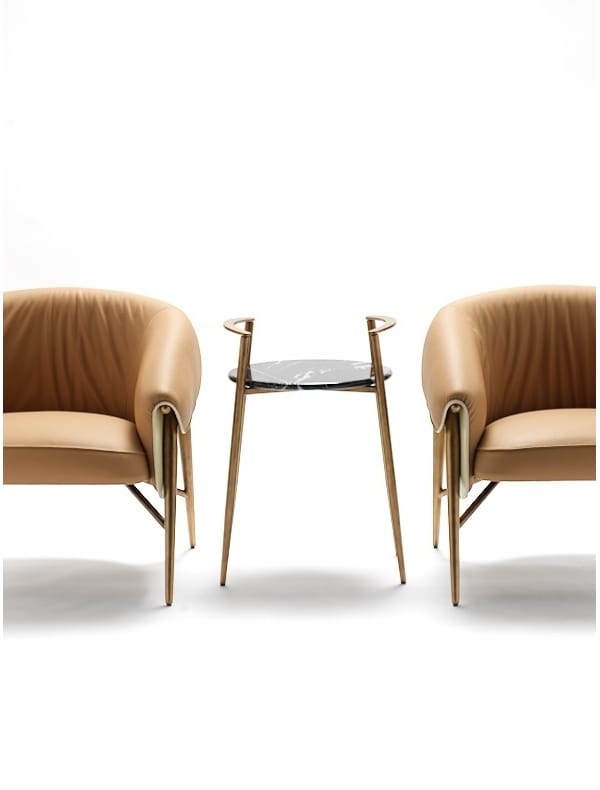 Круглый мраморный журнальный столик Fasem Монтгомери ARCH-00069553 - Вид №5