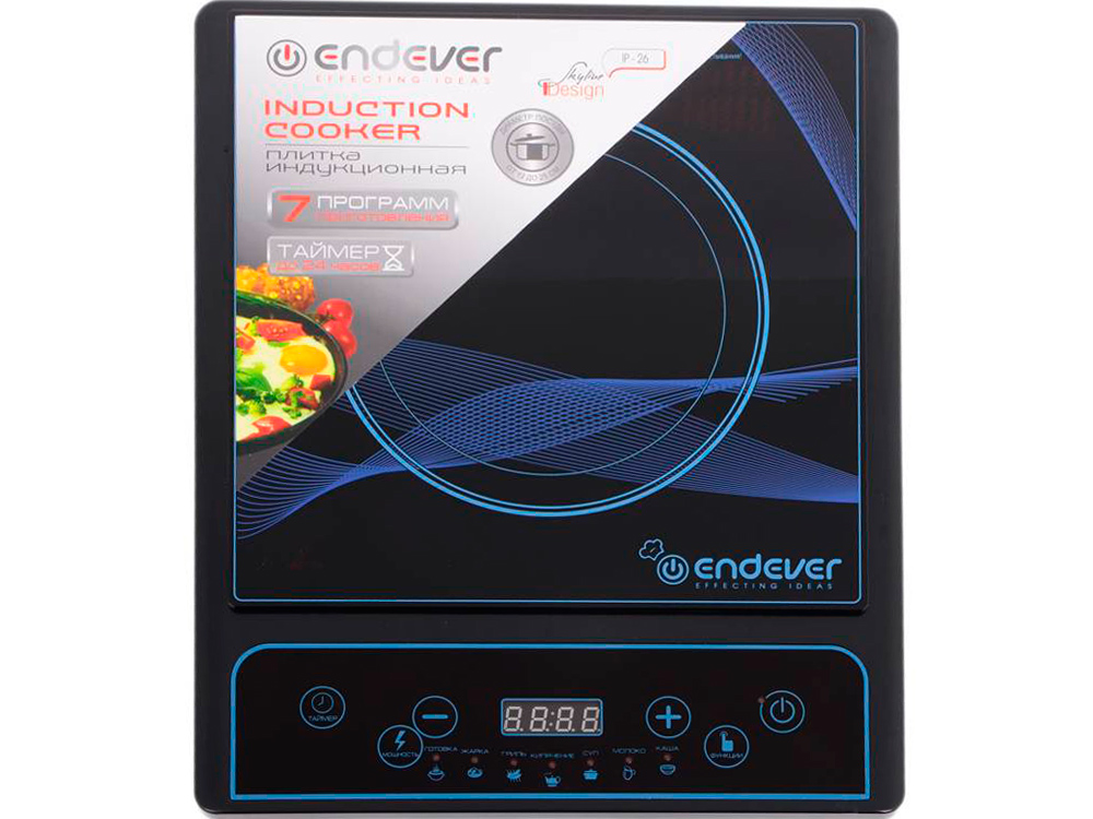 1041308 Плита компактная электрическая Endever SkyLine IP-26 черный STDN-0094937