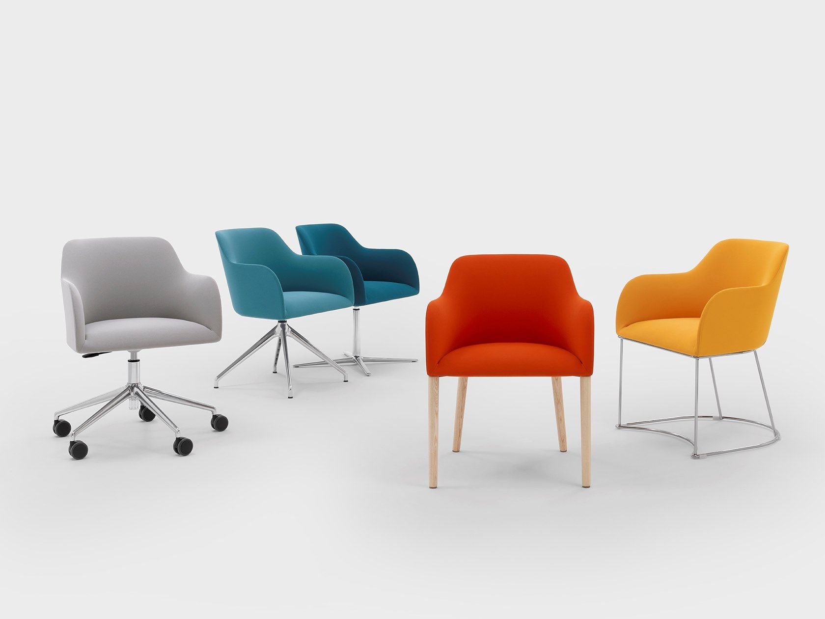 Тканевый стул с подлокотниками Viganò Maggy ARCH-00131481 - Вид №2