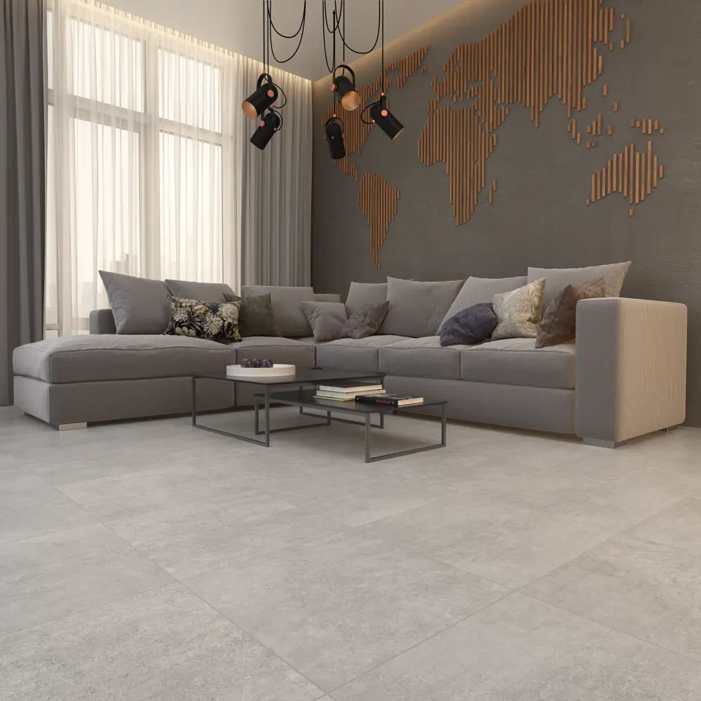 Керамогранит Шахтинская Плитка Гермес 40x40x0.8 см 1.6 м² матовый цвет серый STLM-2135037 - Вид №4