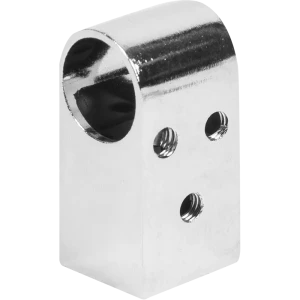 Крепление для рейлинга Delinia 2x4 см цвет хром