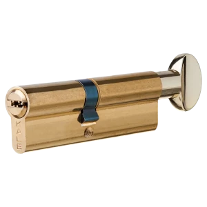 Цилиндр Kale 164SM-100-C-BP, 40х50 мм, ключ/вертушка, цвет золото 82394783 STLM-2011366
