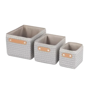 Корзина Sensea Paille 19x16x24.5 см, цвет серый