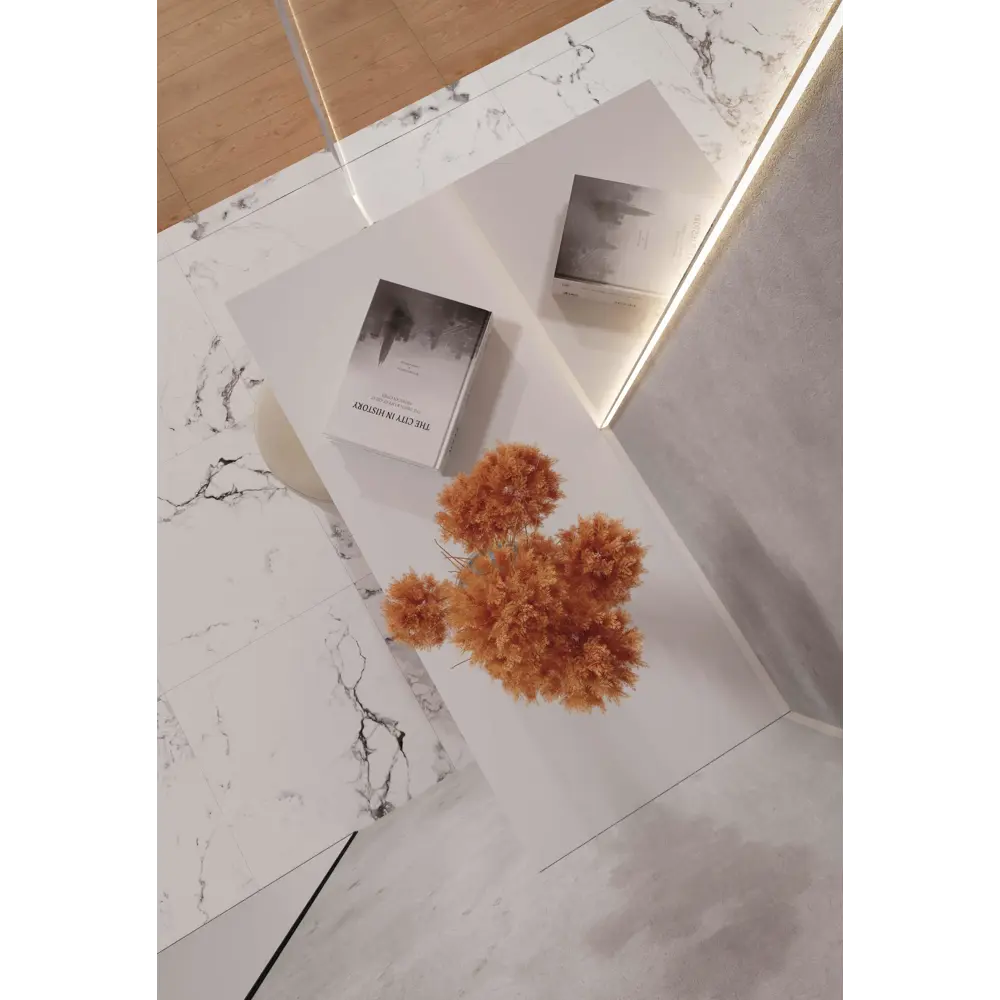 Глазурованный керамогранит Arcadia Ceramica Borghini Silver Carving 60x60 см 1.44 м² матовый цвет белый STLM-2206816 - Вид №6