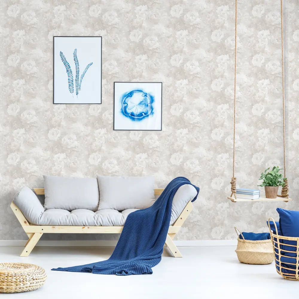 Обои флизелиновые Victoria Stenova Diva белые 1.06 м 889831 STLM-2096792 - Вид №2