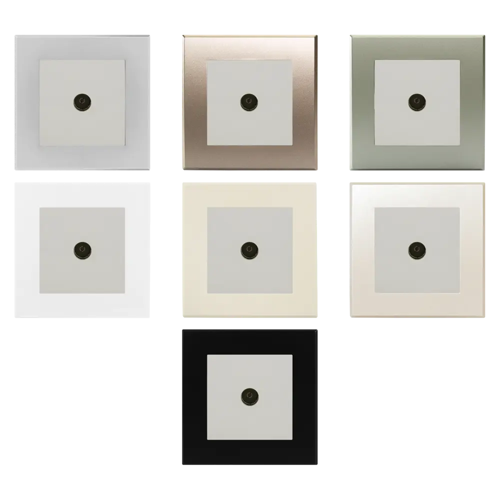 ТВ-розетка оконечная встраиваемая Lexman Виктория шлейфцвет бежевый STLM-2044188 - Вид №1