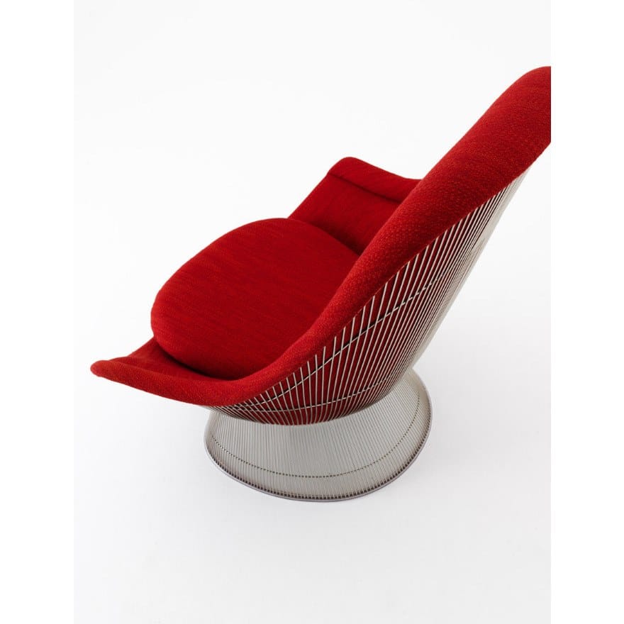 Кресло из стали и ткани с подлокотниками Knoll Platner ARCH-00015718 - Вид №2