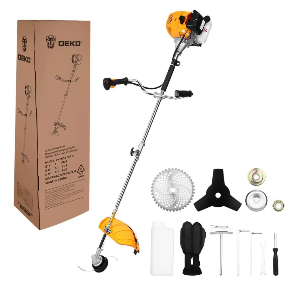 Триммер бензиновый Deko DKTR52 SET 5 3 л.с STLM-2073406 - Вид №1