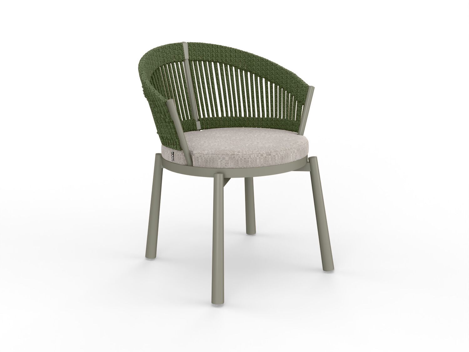 Веревочный и алюминиевый садовый стул с подлокотниками YAAZ Черепаха ARCH-00051144 - Вид №17