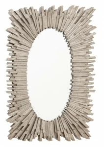 Зеркало прямоугольное настенное серебро Aledo от RVAstley RVASTLEY ДИЗАЙНЕРСКИЕ 062628 Серебро