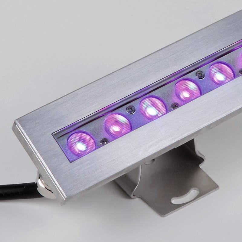 Светодиодная лампа для дайвинга с системой RGB из нержавеющей стали и стекла Proled IP68 WALLWASHER 6X 2 WATT TRILED RGB ARCH-00038965 - Вид №3