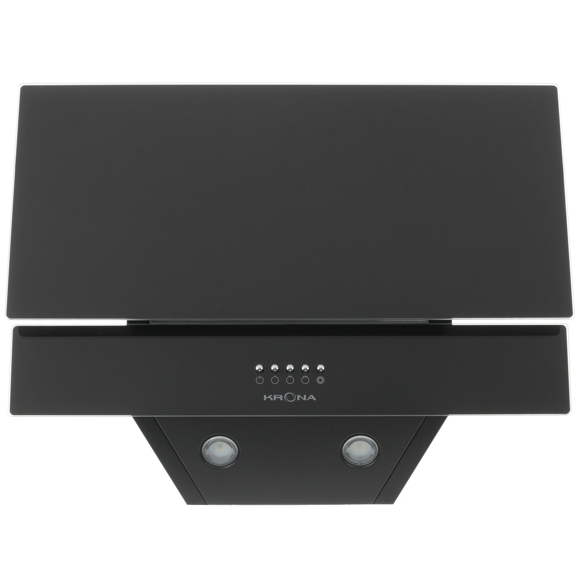 1611856 Вытяжка наклонная KRONA ERICA 600 black PB черный/черный STDN-0111585 - Вид №1