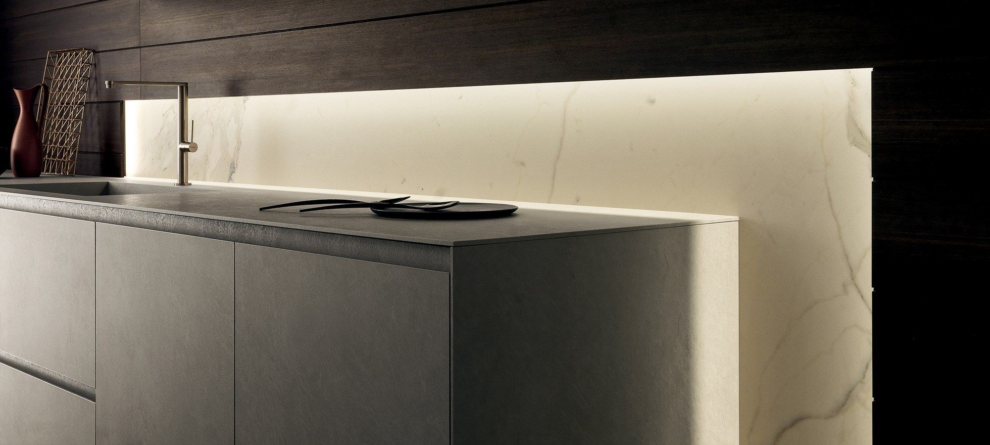 Кухня с островом в milltech и ламинированной столешницей MODULNOVA Skill ARCH-00104742 - Вид №7