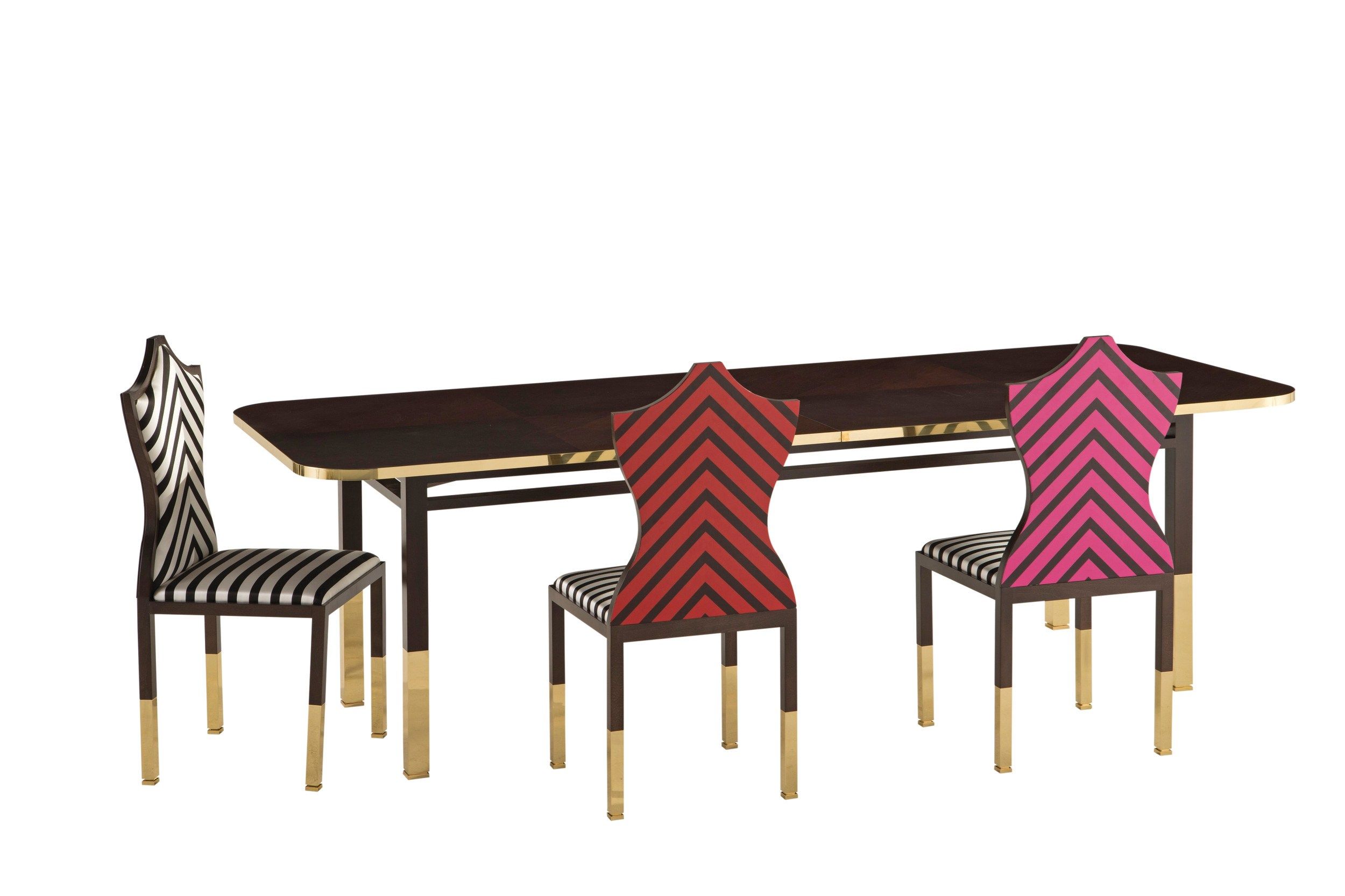 Прямоугольный выдвижной стол из МДФ ROCHE BOBOIS Christian Lacroix Maison ARCH-00114998 - Вид №1