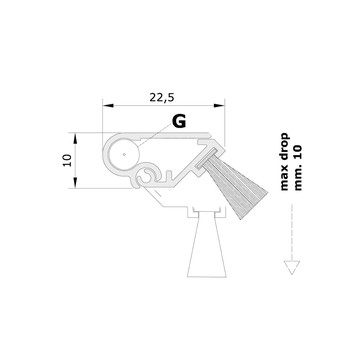 Автоматический порог Comaglio SPECIAL 110 Santreyd LK01-991