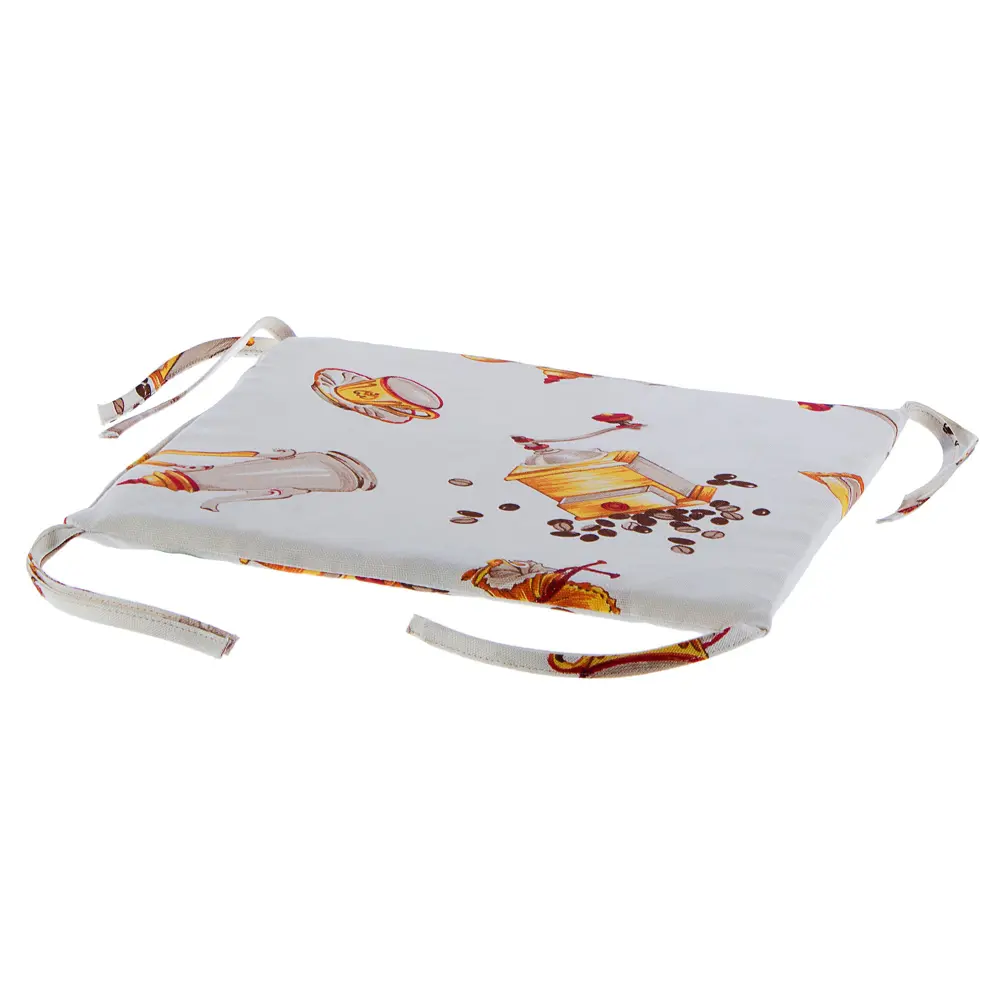 Галета на табурет «Coffee» 35х35 см цвет бежевый Santreyd STLM-2147987 - Вид №1