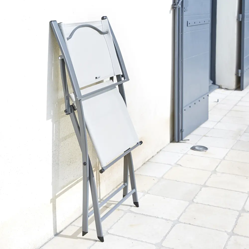 Кресло Naterial Emys Origami складное 54х52х83 см сталь светло-серый STLM-2078090 - Вид №10