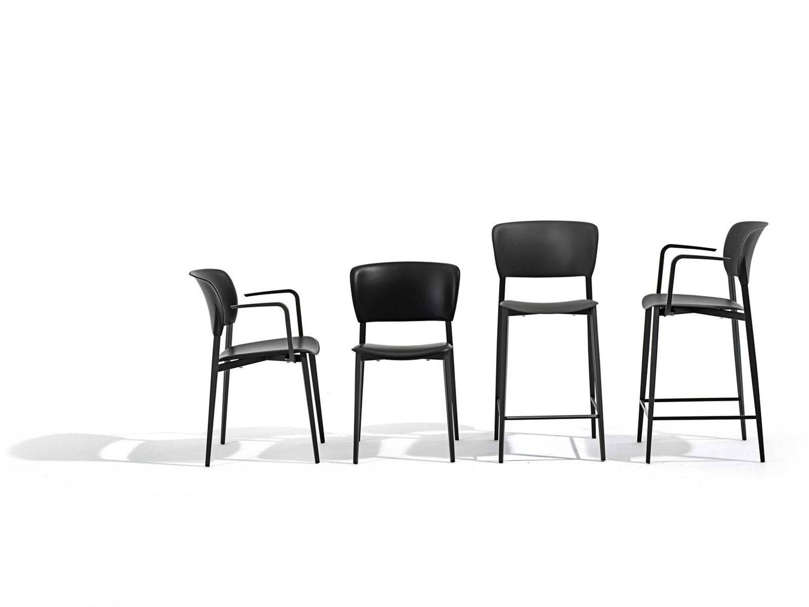 Штабелируемый стул из полипропилена с подлокотниками Desalto ARCH-00065388 - Вид №1